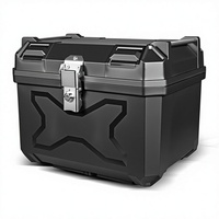Vente en gros usine : Top case moto ABS 45L/58L étanche, style X, gaufré et épaissi