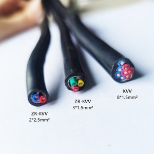 2 3 7 8 Cores 2.5 1.5mm KVV/KVVP <span class=keywords><strong>C</strong></span>âbles CCAM Tressé Blindage Amoured 1kV PVC Control Cable for Power Station - Product Image 2