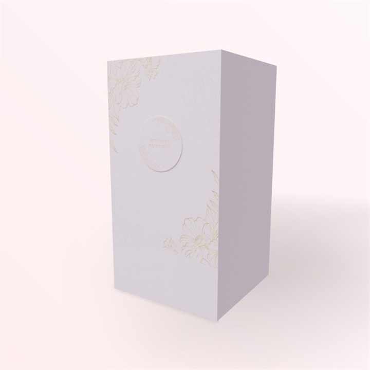 Unique Luxury Cardboard Double Door Magnetic Empty Perfume Bottle Packaging Gift Box