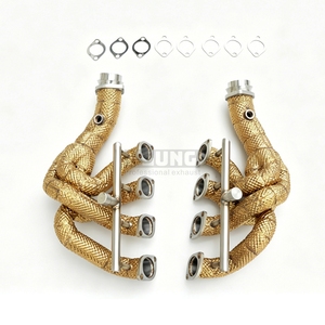 Collecteur d'échappement pour <span class=keywords><strong>Ferrari</strong></span> F360 Challenge Stradale 3.6L 1999-2006 Acier inoxydable haute performance - Product Image 3