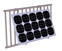 Yuens OEM Portable extérieur PV Structure bricolage montage solaire Triangle support d'inclinaison sol 22 pouces 28 pouces 41 pouces 45 pouces