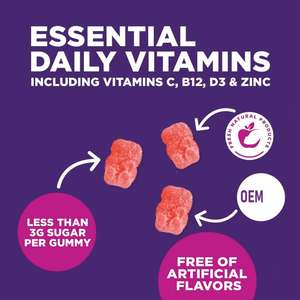 Permen Multivitamin: Mengandung <span class=keywords><strong>Vitamin</strong></span> (A, C, E, B6, <span class=keywords><strong>B12</strong></span>) dan Mineral, Permen Kunyah yang Meningkatkan Imunitas - Product Image 4