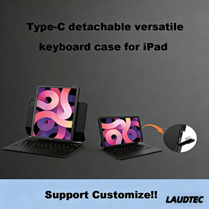 Funda con Teclado Mágico Desmontable USB/Tipo-C de 2.ª Generación para iPad Pro de <span class=keywords><strong>11</strong></span> Pulgadas, Ligera, Inalámbrica, con Retroiluminación RGB, Venta al Por Mayor - Product Image 1