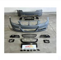 XLstyling Eksterior Mobil untuk BMW 3 Series E90 LCI 09-11 MT M-sport Bodykit dengan Diffuser Belakang