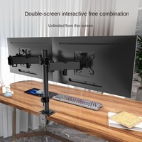 Support de moniteur double écran M052, base universelle pour ordinateur, réglage de la hauteur, rotation horizontale/verticale, nouveau produit en stock
