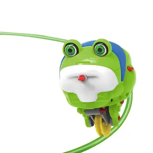 Sevimli kurbağa elektrikli eğitici çocuk oyuncakları Tumbler unicyclewalk çelik tel Robot oyuncak Diy denge rotasyon Spin oyuncaklar