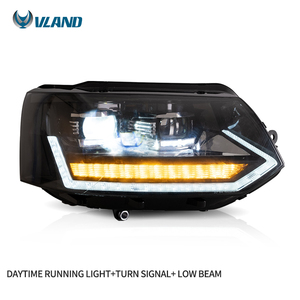 Nhà Máy VLAND Đèn Pha LED Đầy Đủ Với Hoạt Hình LED Xe Head Light Hội 2011-2015 Đèn Trước Cho VW CARAVELLE T5 Đèn Pha - Product Image 3