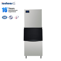 Machine à glaçons commerciale 700 lb (300 kg/24h) – Machine à glaçons carrés économique pour restaurant