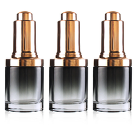 Bouteilles de teinture de 20ml 30ml 60ml 120ml Vente en gros Bouteilles compte-gouttes en verre transparentes Bouteilles compte-gouttes en verre carrées