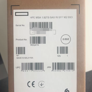 قرص صلب MSA 1 بسعة 92 تيرابايت SAS 12G للقراءة المكثفة، SSD SFF <span class=keywords><strong>2</strong></span>.5 بوصة M2 مع ضمان لمدة 3 سنوات، وحدة تخزين للمؤسسات R0Q47A - Product Image 1