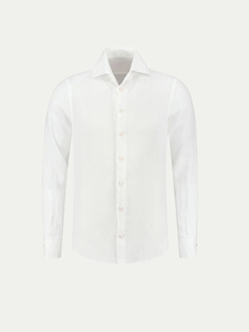 Camicie Eleganti Classiche <span class=keywords><strong>da</strong></span> <span class=keywords><strong>Uomo</strong></span> di Lusso per l'Autunno, Slim Fit, di Alta Qualità, a Maniche Lunghe, con Bottoni, Logo Personalizzabile, 100% <span class=keywords><strong>Lino</strong></span> Tinto <span class=keywords><strong>in</strong></span> Tinta Unita - Product Image 4
