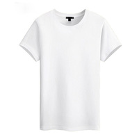 T-shirt personnalisé à manches courtes pour homme, col rond, couleur unie, coupe ample, idéal pour l'été