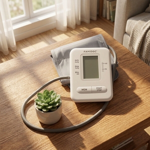 <span class=keywords><strong>Tensiomètre</strong></span> numérique automatique portable de nouvelle conception 2026, moniteur de tension artérielle au poignet, appareil de mesure de la pression artérielle FDBP-A14, type <span class=keywords><strong>brassard</strong></span> pour le bras supérieur - Product Image 4