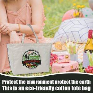 Sac fourre-tout en toile de <span class=keywords><strong>voile</strong></span> recyclée de qualité supérieure Sac à provisions en coton tanné végétal personnalisé pour les marques soucieuses de l'environnement - Product Image 4