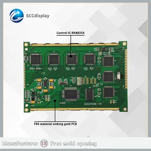 Tela lcd de desempenho de custo 240x320 JXD320240AE-TP DFSTN Tela lcd gráfica negativa 5.7 polegadas com módulo de exibição de LCD de toque