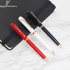 Stylos à bille de luxe en or rose de haute qualité Clip pour stylo à bille avec LOGO personnalisé pour cadeau d'hôtel <span class=keywords><strong>5</strong></span> étoiles - Product Image 5