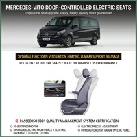 Kit de modification de siège de voiture de luxe pour Vito, avec contrôle de porte, mémoire de siège et pièces de rechange personnalisées, livraison rapide