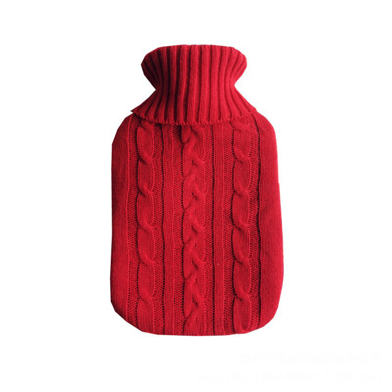 rouge vif + housse en tissu tricoté simple