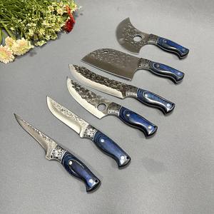 Cuchillo de Espiga <span class=keywords><strong>Completa</strong></span> Forjado a Mano, Cuchillo Japonés para Deshuesar, Cuchillos de Alta Calidad para Cortar Carne, Cuchillo Vikingo, Regalo de Navidad - Product Image 5