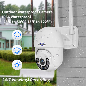 Caméra IP PTZ sans fil Hiseeu 1080P avec vision nocturne couleur pour la maison et l'extérieur, caméra WiFi WHD612 - Product Image 5