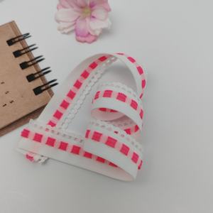 HH4K coloré 16mm Spandex/Nylon bande de reliure élastique rose pliable Textiles de maison sacs caractéristique durable sous-vêtements sangle - Product Image 3