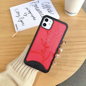 Marca de lujo 3D diseñador rojo silicona teléfono caso elegante INS estilos contraportada para iPhone 7 7 Plus 8 <span class=keywords><strong>X</strong></span> XS Max XR 11 Pro 12 Mini - Product Image 3