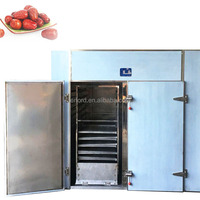 Multifunctionele industriële 304 roestvrijstalen dienbladdroger fruitdehydrator commercieel gebruik 9KW motor machine te koop