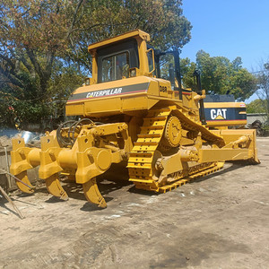 รถดันดินตีนตะขาบ Caterpillar D8R มือสองจากญี่ปุ่น เครื่องยนต์ CAT 3406 รถดันดินขนาดกลาง พร้อมริปเปอร์ สำหรับงานก่อสร้างปรับระดับพื้นดิน - Product Image 2