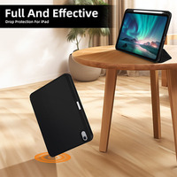 Étui de tablette simple et élégant en TPU antichoc pour iPad Air 13 Pro 13 2024, support vidéo avec emplacement pour stylet
