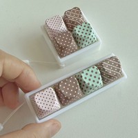Mini clavier en forme de cœur avec touches à motif de points, jouets de décompression, jouets de doigt à effleurer, clavier mécanique, porte-clés