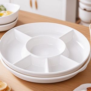 Five Compartment Plastic Serving Tray 25Cm For Restaurant Cold Dish And Sashimi Platter Divider Tray - Product Image 2