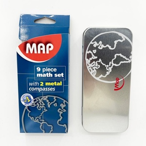 Original Biggest Math <b>Set</b> Factory Produced Cute Stationery Compass Box for School Grade Students - Product Image 2