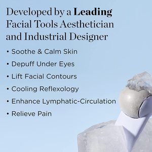 Eiförmige Edelstahl-Kühl-Eis walze für die Gesichts <span class=keywords><strong>massage</strong></span> Anti-Aging-Hauts traffung Augen gesichts entzug für die Verwendung im Fußbad - Product Image 6