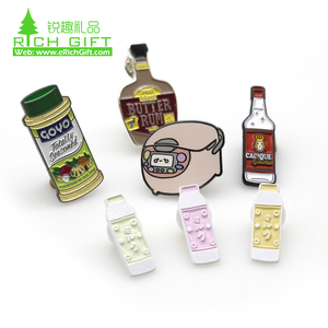 Bán buôn tùy chỉnh mềm Kpop men pins sản xuất logo nhà sản xuất hợp kim kẽm Trung Quốc OEM vải tùy chỉnh ve áo pins huy hiệu - Product Image 4