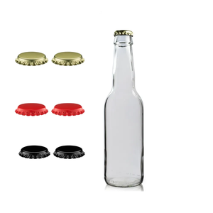 Bouteille de bière en verre flint vide de 330 ml (33 cl) avec bouchon à vis de 26 mm pour fabricant de bouteilles en verre pour boissons gazeuses - Product Image 2