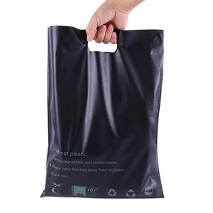 Bolsas de basura impresas en offset PLA biodegradables troqueladas personalizadas reciclables ecológicas de diseño especial para ropa de bebé - Product Image 3