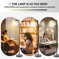 Lampe sur pied LED moderne à contrôle RGB, lumière d'ambiance magique et colorée, réglable, tactile, télécommande, lumière d'ambiance, lumière sur pied