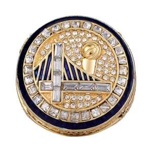 Best-seller en Europe et aux États-Unis : <span class=keywords><strong>Ensemble</strong></span> de 7 bagues de championnat en alliage des <span class=keywords><strong>Golden</strong></span> <span class=keywords><strong>State</strong></span> <span class=keywords><strong>Warriors</strong></span> de la NBA, Basketball, serties de diamants - Product Image 4