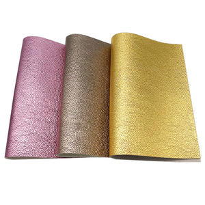 30cm x 135cm <span class=keywords><strong>rollo</strong></span> Metalliclitchi patrón de piel sintética tela de cuero sintético para hacer bolsos zapatos artesanías - Product Image 4