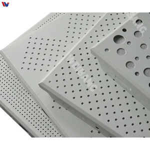 Panneau acoustique perforé écologique moderne BREEAM 3 étoiles, recyclé, pour la rénovation de bâtiments écologiques au Royaume-Uni, salon et hôtel - Product Image 1