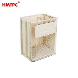 HMTPC Wall Mounted Kitchen Trash Can 7L With Lid Indoor Storage <b>Bin</b> For Cabinet Use - Product Image 5