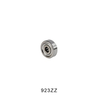 Roulement à billes à gorge profonde miniature 923zz de 2,3x9x3mm pour moteurs micro, personnalisable en usine en Chine