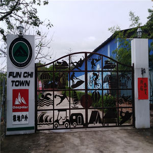 Agradable PUERTAS DE HIERRO Ornamental puerta de diseño de puerta principal puerta de hierro forjado catálogo de diseño - Product Image 5