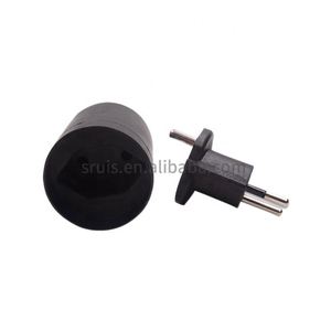 Adaptateur de prise électrique Earth Schuko France Euro vers Suisse pour la Suisse CE pour les voyages, convertisseur de puissance suisse 3 broches CE ROHS 10A - Product Image 3