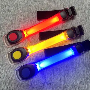 Hot bán an toàn phát sáng trong bóng tối Led thể thao an toàn nhấp nháy phản xạ armband