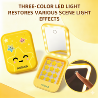AUSLKA Star Patch Anti-Acné Physique, Patch Hydrocolloïde Doux Non Irritant, Fin et Respirant, Marque Privée, Lumière LED