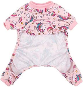 CuteBone Bequeme Hunde pyjamas Pet Onesies Weicher Welpen Pet Coat für kleine Hunde All Seasons <span class=keywords><strong>Doggie</strong></span> Jumps uit Bodysuit Cat Apparel - Product Image 5