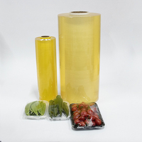 Meilleur film alimentaire frais en PVC Rouleau jumbo Fournisseur de l'usine de Chine Film alimentaire en PVC de qualité alimentaire Film alimentaire en plastique de haute qualité