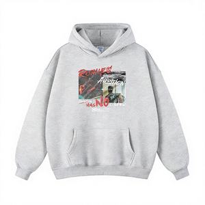 Sweat-shirt surdimensionné personnalisé pour homme, imprimé graphique « Ambition Has No Curfew », en molleton épais - Product Image 1