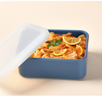 Boîte à lunch Bento pour enfants nouvelle boîte à lunch en Silicone de haute qualité boîte à Bento enfants préscolaire Snack conteneurs avec cuillère